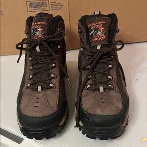 Skechers Men's Outdoor Waterproof Boots - Dark Brown